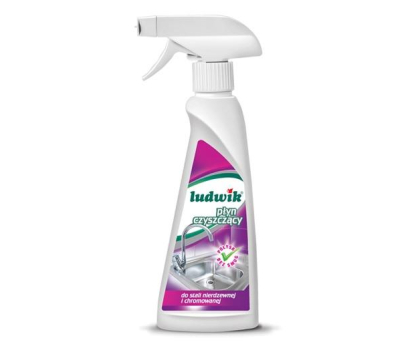 Akcesoria do sprzątania LUDWIK Płyn czyszczący do stali nierdzewnej i chromowanej 250ml